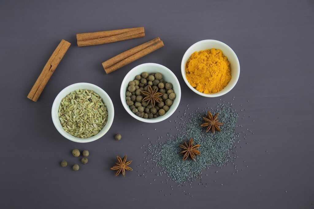 spices, ingredients, seasoning, food, seeds, star anise, sprockets, anise, turmeric, ginger, curry, cinnamon, fennel, pepper, mack, powder, cooking, aroma, gray food, gray cooking, gray stars, turmeric, ginger, ginger, curry, fennel, cooking, cooking, cooking, cooking, cooking